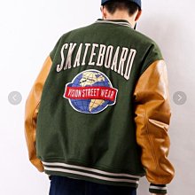 Cover Taiwan 官方直營 VISION STREET WEAR 嘻哈 情侶裝 皮袖 棒球外套 綠色 黃色 大尺碼 (預購) 價格比較,價格查詢,歷史價格詳細信息