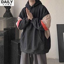 男士衛衣男連帽潮ins春秋季新款純白韓版潮流外套情侶裝港風帽衫-潮流好物 歷史價格詳細信息