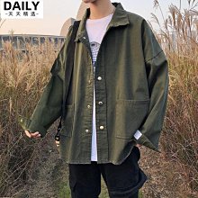 工裝外套男 韓版日系潮流夾克外套 學院風寬鬆百搭連帽防風外套 休閒大尺碼工裝夾克 薄外套天天精選 歷史價格詳細信息