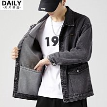 牛仔外套男士春秋季2023新款潮流時尚休閑百搭棒球服夾克男裝天天精選 歷史價格詳細信息