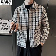 春夏新款 短袖格子男士襯衫 半袖薄款現貨休閑翻領襯衣-靚仔男裝 歷史價格詳細信息