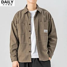 精選春季新款工裝夾克男士痞帥外套男裝男生大碼春秋沖鋒衣男-時尚男裝 歷史價格詳細信息