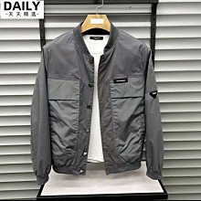 2023新款外套春秋季假兩件連帽夾克男士潮流大碼外套男生休閒上衣-潮男服飾 歷史價格詳細信息