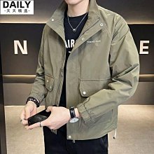 春秋軍裝夾克男 工裝夾克 純棉水洗立領飛行員鋪棉外套 防風外套 工裝外套 薄外套 外套男 夾克 外套男 歷史價格詳細信息