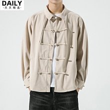 民族風外套男 國潮立領盤扣刺繡棉麻長袖襯衫 夾克 外套 漢服 和服 道袍 棉麻外套 和服 披肩 太極服 男士上衣~時尚男裝 歷史價格詳細信息