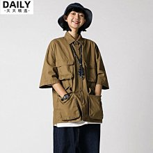 日系寬鬆工裝襯衫 短袖襯衫 多口袋襯衫 男生素色休閒短袖襯衫 情侶襯衫 工裝襯衫（913）【壹號站】 歷史價格詳細信息