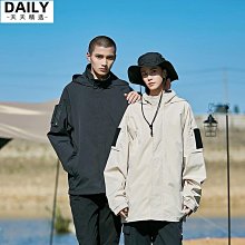 外套 衝鋒衣男士 外套夾克外搭 春秋情侶軟殼服B字款連帽可拆卸風衣時尚 歷史價格詳細信息