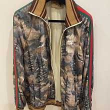 Gucci×The North Face 聯名 森林印花 拉鍊運動外套 山系 二手美品 價格比較,價格查詢,歷史價格詳細信息