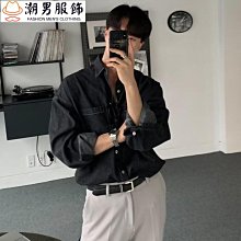 男裝 男襯衫 寬鬆外套 牛仔夾克 飛行外套 翻領工裝外套 長袖襯衫 美式復古牛仔外套 工裝夾克男生 男外套 軍裝外套 歷史價格詳細信息