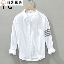 -GH-服飾 長袖冰絲襯衫 男士套裝 氣質長袖襯衫 大尺碼純色襯衫 寬松襯衣 白襯衣 INS韓版衣服 歷史價格詳細信息