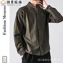 麻襯衫男 長袖日系男士襯衫 長袖襯衫 男士白襯衫 中國風男裝襯衣  寬鬆大碼男士薄外套 棉麻休閒上衣 港風襯衣-潮男服飾 歷史價格詳細信息