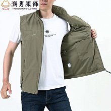 新品 春秋男士戶外無袖速乾馬甲男攝影釣魚外套休閒大尺碼工裝馬夾  新-可開發票 歷史價格詳細信息