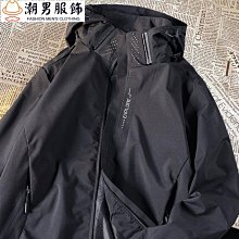 外套 衝鋒衣男士 外套夾克外搭 春秋情侶軟殼服B字款連帽可拆卸風衣時尚 歷史價格詳細信息
