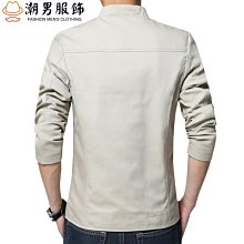 男士外套商務外套立領夾克休閒夾克夾克 夾克外套男春裝春季新款立領男裝上衣男款衣服春秋款-潮男服飾 歷史價格詳細信息