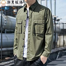 M-3XL工裝polo衫短袖襯衫男士美式復古潮流個性寬鬆t恤日系上衣-至簡原創 歷史價格詳細信息