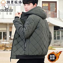 花花公子羽絨棉衣男冬季新款潮牌休閒立領棉服加厚保暖棉襖外套男 歷史價格詳細信息