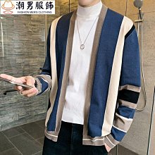 小外套毛衣男秋季韓版潮流休閒v領針織衫ins寬鬆慵懶風情侶外套 歷史價格詳細信息