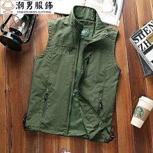 工裝馬甲外套 男外套 薄款 簡約外套 韓版潮流西服 休閒寬鬆男士正裝 韓版夾克 多袋馬甲（JCC666）【壹號站】 歷史價格詳細信息