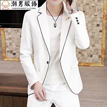 韓版休閒春秋西服套裝男士修身商務正裝新郎痞帥英倫薄款小西裝男 歷史價格詳細信息
