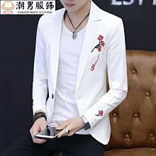 新款休閒西裝外套 緊身帥氣韓版西裝 商務西裝夾克 西裝外套男 外套男 歷史價格詳細信息