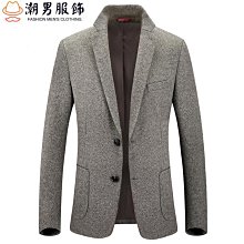毛呢外套羊毛西裝-商務保暖簡約大口袋男外套73yu6【巴黎精品】 歷史價格詳細信息