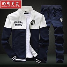 -5秋冬季男生長袖套裝 休閒運動套裝 防風外套運動長褲 兩件式套裝 連帽外套 休閒外套 路跑運動服 大尺碼套裝壬辰 歷史價格詳細信息