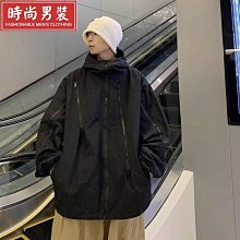 外套 衝鋒衣男士 外套夾克外搭 春秋情侶軟殼服B字款連帽可拆卸風衣時尚 歷史價格詳細信息