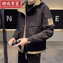 男士外套秋韓版潮流秋裝上衣春秋季男裝衣服休閒薄夾克  t恤背心長袖襯衫甲外套麻襯衫衝鋒衣 歷史價格詳細信息