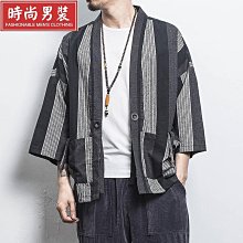 道袍外套男夏季薄款新中式民國風大碼男裝短袖襯衫漢服唐裝中山裝-雅怡尚品 歷史價格詳細信息