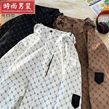 春秋新款防水防風寬松休閑運動夾克沖鋒依外tao男女潮流同款 歷史價格詳細信息