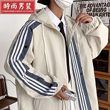 款 時尚拼接棒球領長袖夾克男 2023春季新款青年修身開衫外套 歷史價格詳細信息