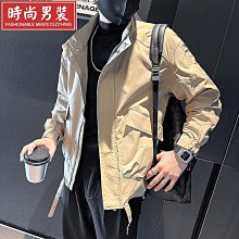 新款春秋季潮牌痞帥棒球服外套男士茄克褂子休閒痞帥男裝 棒球外套男 防風外套男 夾克 飛行外套男 潮男外套~潮男服飾 歷史價格詳細信息