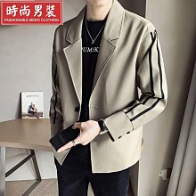 男士西裝外套 韓版緊身外套男休閒西裝職業裝西裝新郎裝西裝韓版潮流帥氣青年薄款小西裝男外套大尺碼單西 歷史價格詳細信息