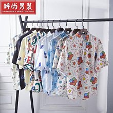 潮藝文標準原宿潮流夏季背心新款青春流行印花圓領汗背心男時尚 歷史價格詳細信息