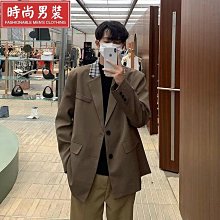 咖啡色 西裝外套 絨毛外套 長版外套 長版上衣 冬季外套 長袖外套 保暖 上衣 二手衣 大衣 夾克 歷史價格詳細信息