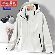 沖鋒衣外套男春秋季薄款山系戶外防水登山服潮牌寬松工裝連帽夾克【zero潮流屋】 歷史價格詳細信息