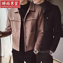 毛呢大衣男秋冬韓版潮流時尚休閒呢子風衣中長款帥氣寬鬆外套 歷史價格詳細信息