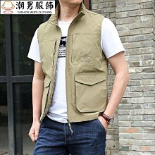 男馬甲無袖 戶外運動釣魚馬甲 男士工作背心 工裝馬甲 多口袋背心 休閒背心外套 登山攝影無袖外套-潮流精選 歷史價格詳細信息