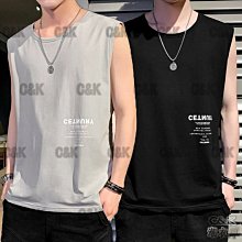 男士背心 無袖T恤男夏季運動背心潮牌ins潮/流個性馬甲夏天寬鬆男士坎肩無袖xrv满599免運 歷史價格詳細信息