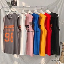 背心 無袖 T恤 ???? 夏季bf風無袖t恤背心男韓版潮流ins籃球運動潮牌百搭砍袖上衣馬甲-MINTS名仕男裝 歷史價格詳細信息