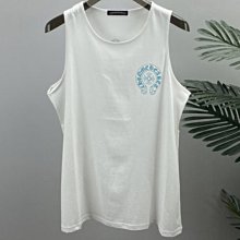 日本chrome hearts潮牌22SS夏季新款湖綠藍色梵文印花十字架背心纯棉短袖t恤 價格比較,價格查詢,歷史價格詳細信息