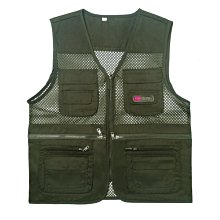 精品春秋季釣魚馬甲男寬松戶外中老年人多袋坎肩攝影背心爸爸裝馬夾  新-毛毛男裝 歷史價格詳細信息