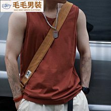 夏季男士休閑純色寬松背心運動坎肩背心男潮流T恤男夏純色打底衫 背心男 無袖背心满599免運 歷史價格詳細信息