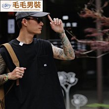 無袖 無袖 背心 男 重磅 T恤 UNBENT 22SS 夏季 日系 休閒 寬鬆 繡花 口袋  滿599免運 歷史價格詳細信息