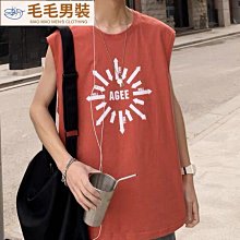 純棉背心男潮外穿寬松運動跨欄健身籃球坎肩砍袖寬肩無袖t恤粉色 無袖t恤男 坎肩 背心男生 純棉背心 大-毛毛男裝 歷史價格詳細信息