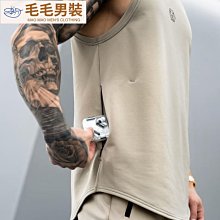 拉鏈坎肩背心男ins潮牌運動無袖t恤痞帥馬甲汗衫男生鏤空寬松型機能背心-雅怡尚品 歷史價格詳細信息