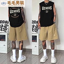 美式高街背心男款水洗做舊坎肩100純棉無袖T恤街頭夏季馬甲-毛毛男裝 歷史價格詳細信息