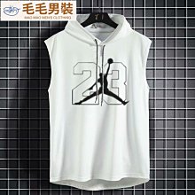 連帽背心男 M4XL 籃球運動寬鬆上衣男 跑步健身訓練無袖背心 百搭時尚印帽t短-真男人專賣店 歷史價格詳細信息