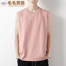 背心男生 純棉背心 籃球背心 運動健身背心 寬鬆背心 涼感夏天無袖t恤 潮流帥氣簡約百搭無袖背心-毛毛男裝 歷史價格詳細信息