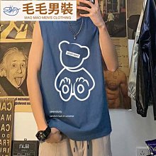 大尺碼夏季背心男潮流百搭寬鬆休閒上衣圓領無袖上衣學院風薄款透氣運動背心無袖上衣大尺碼lord-MINTS名仕男裝 歷史價格詳細信息